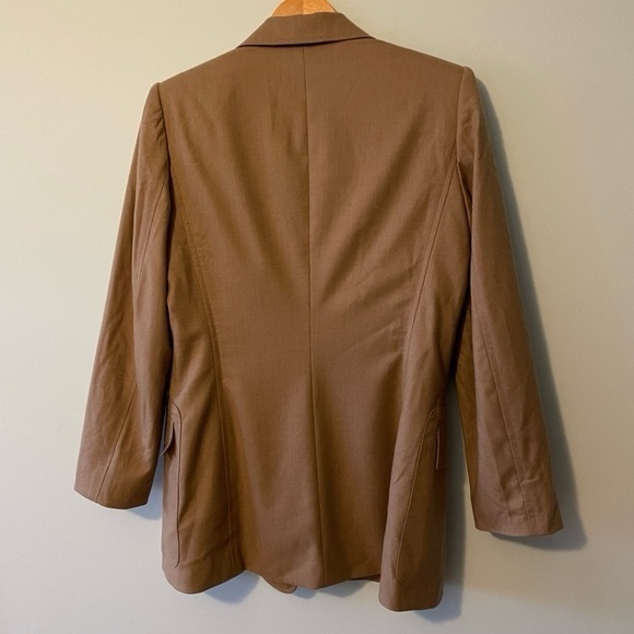 Escada Blazer Jacket Camel Coloured Size 38 - Picture 3 of 5